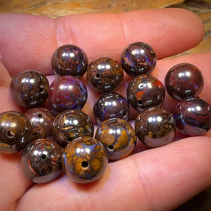 Drilled Boulder Opal Tribal Beads. BULK LISTING Multiple available