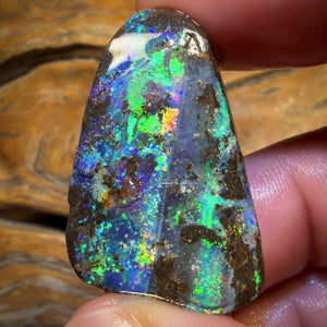 79.7cts - TOP Queensland Boulder Opal Rub. Featured on ‘OUTBACK OPAL HUNTERS’!!