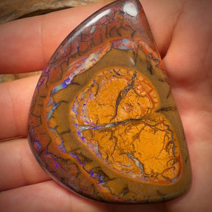 282.2cts - Large Tribal 2/2 Australian Boulder Opal from Yowah
