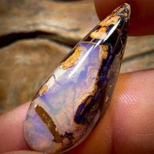 24.6cts - 1/2 Price Banger “Dive In” Yowah Nut Crystal Centre Opal. Australian Boulder Opal