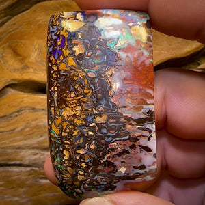 221.6cts - ‘Flood Plains’ Large Tribal Queensland Boulder Opal Picture Stone from Yowah