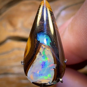 7.8cts - RARE Yowah Nut Crystal Centre Opal
