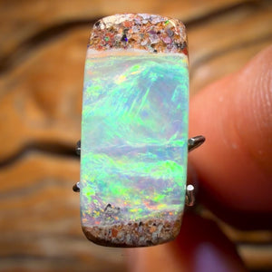 3.6cts - “Land of Ice” Solid Australian Boulder Pipe Opal