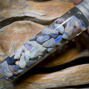 137.3cts - Lightning Ridge Opal Vial
