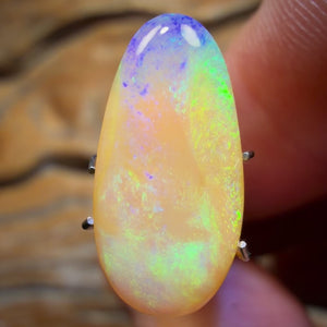 4.5cts - “Pastel Dreams” Solid Australian Boulder Pipe Crystal Opal Unique Colour