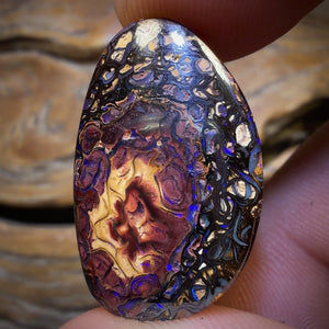 24.6cts - Tribal Australian Boulder Opal from Koroit