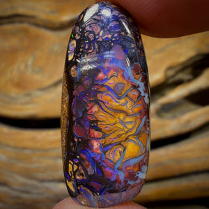 28.4cts - Tribal Yowah Nut Opal. Double Sided