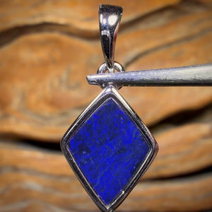 Sterling Silver - Queensland Boulder Opal Doublet Pendant