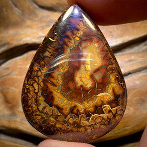 56.6cts - Tribal Yowah Nut Opal. Australian Opal