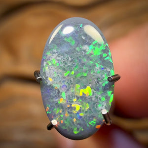 WILDCARD! 1.1cts - Lightning Ridge Black Opal