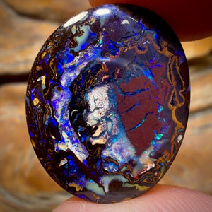 22.9cts - “Blue Tribal Magic” Queensland Boulder Opal from Yowah