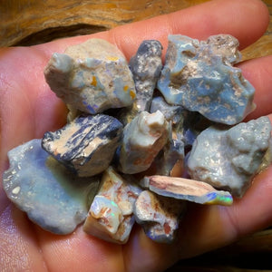 276,1 ct – 12x Lightning Ridge Opal-Rohpaket