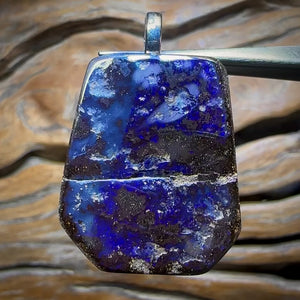 Solid Queensland Boulder Unisex Opal Pendant