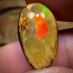 8.9cts - Amazing Suspended Golden Yowah Nut Crystal Centre Opal