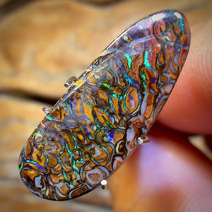 TGIF 4.1cts - Yowah Nut Tribal Opal. Australian Boulder Opal