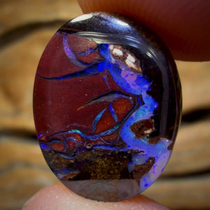8.9cts - Tribal Yowah Nut Opal. Double Sided