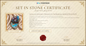 “Set in Stone” - Private Collector Acquisition- “The Quintessential” 21.9cts - Yowah Nut Crystal Centre Opal Pair