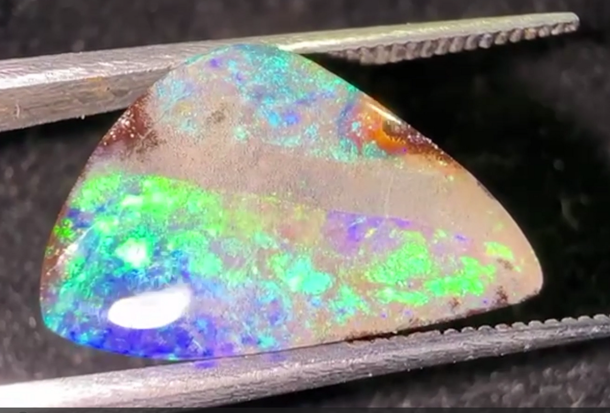 5.9 cts -  Solid Queensland Boulder Opal. - Opal Whisperers